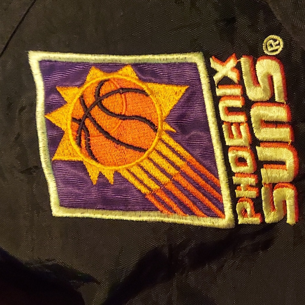 Vintage Nba Grail!¡ Phoenix Suns Nylon Jacket. Early 90s. Pro Player Size Xl - Picture 2 of 6